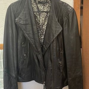 Wilsons Leather Asymmetrical Moto Jacket - MOVING SALE MAKE AN OFFER!!